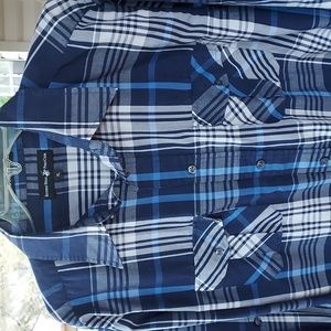 Beverly Hills Polo Club Dress Shirt,55% Cotton, 45% Polyester Size XL